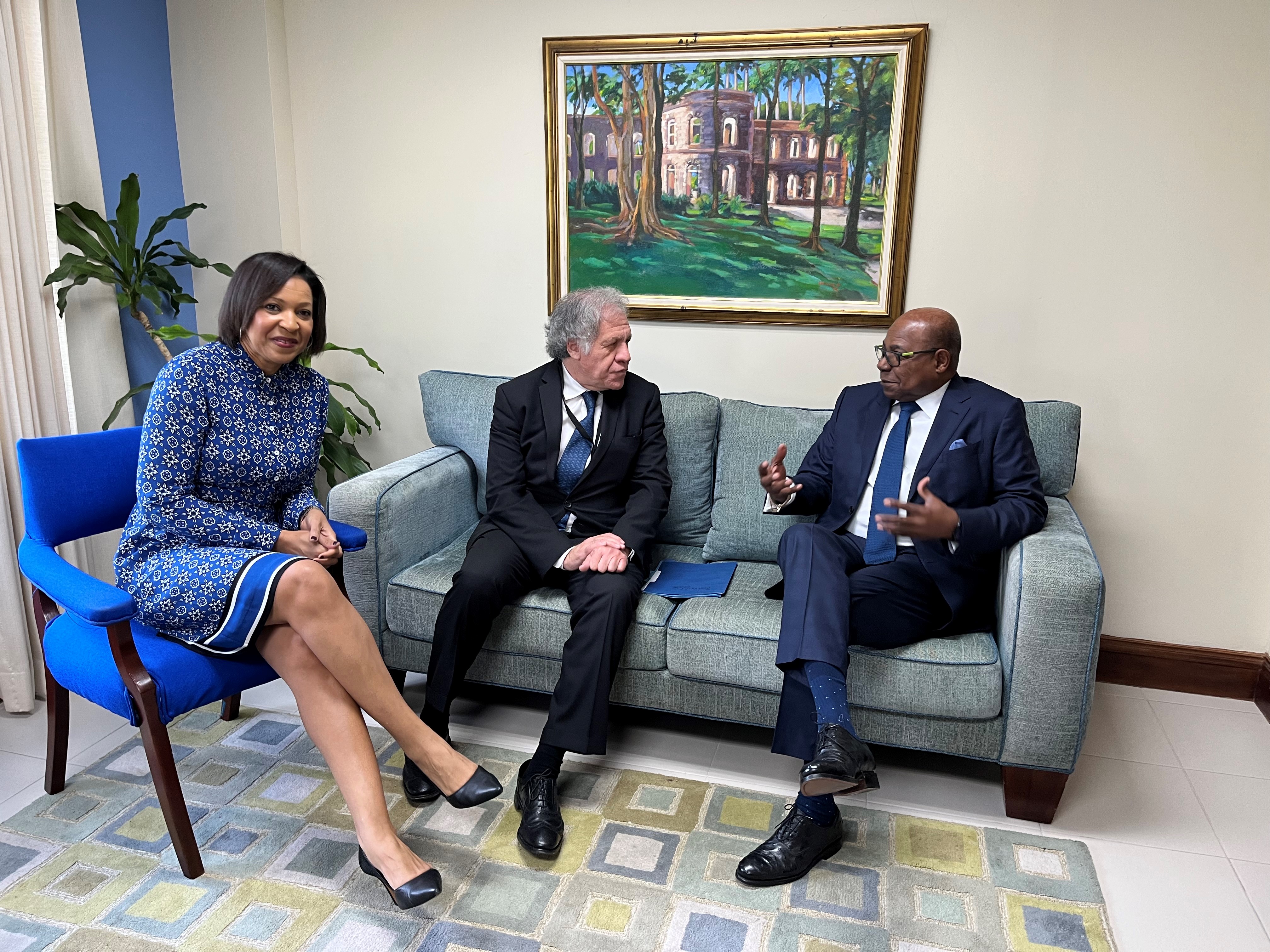 Official visit of OAS Secretary General Almagro to Jamaica, Feb. 2023(February 15, 2023)